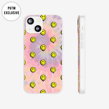 Tie Dye Smiley Phone Case